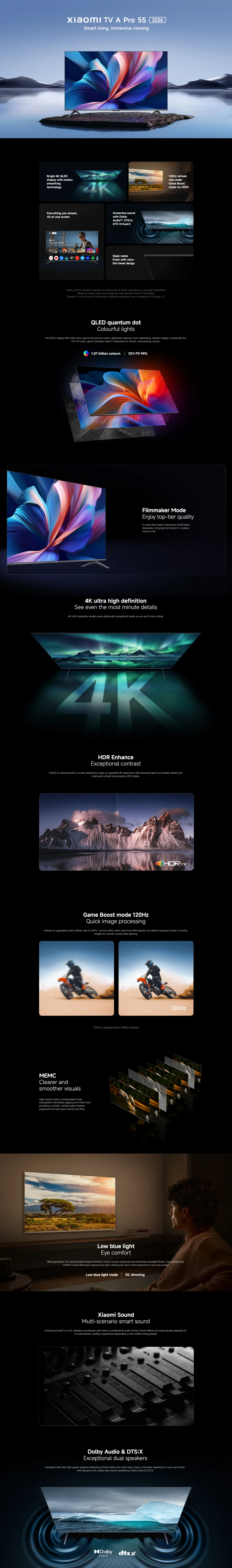 Xiaomi TV A Pro 55 2026