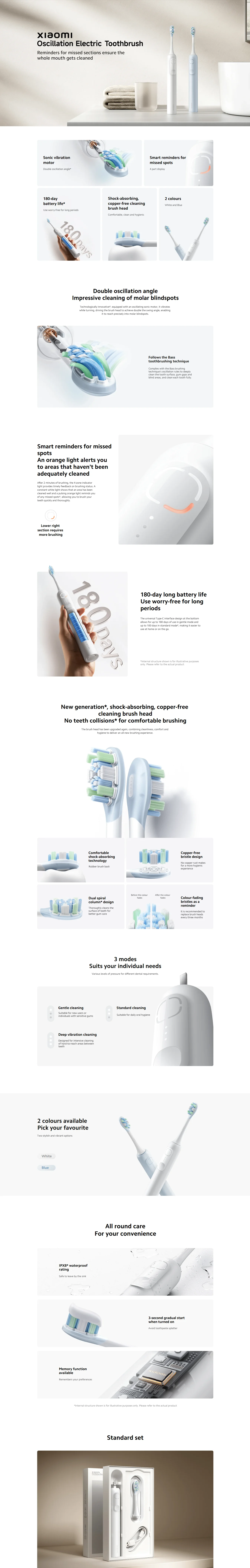 Xiaomi Oscillation Electric Toothbrush