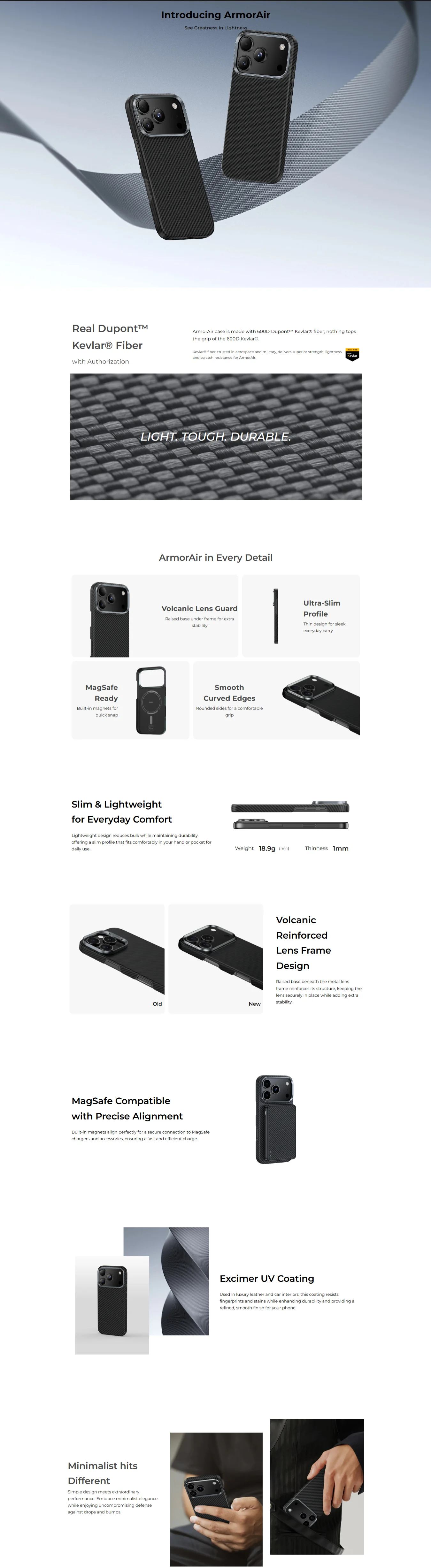 Benks ArmorAir Case 600D for iPhone 17 Pro