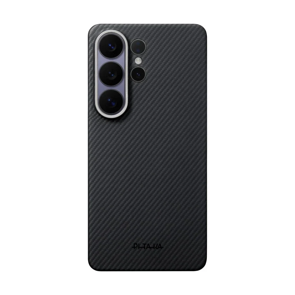 PITAKA Ultra Slim Case for Galaxy S26 Ultra - 600D Black/Grey price in Pakistan