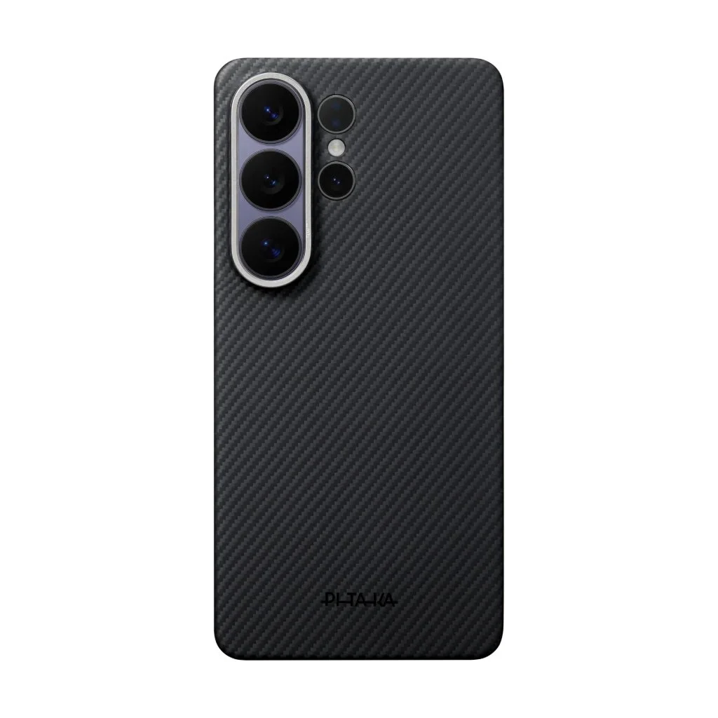 PITAKA Ultra Slim Case for Galaxy S26 Ultra - 600D Black/Grey price in Pakistan
