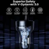 Voltme Cazo 60 LC 57W Car Charger with Built-in Lightning Cable-eezepc-5