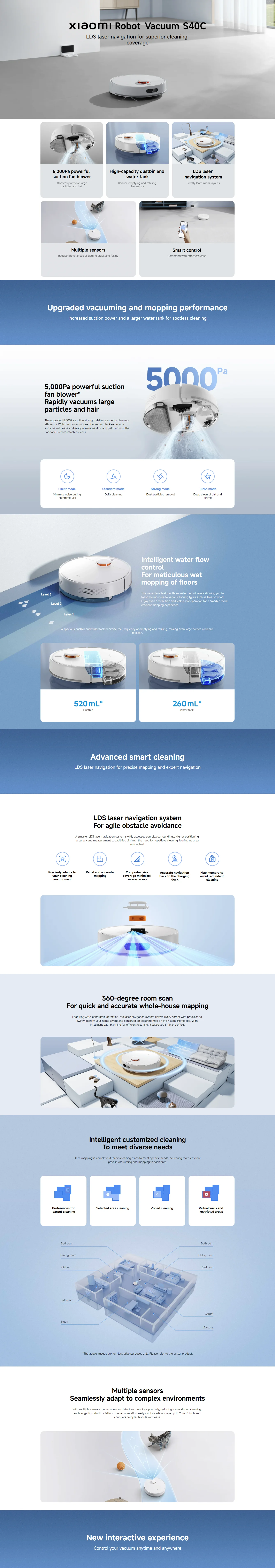 Xiaomi Robot Vacuum S40C Xiaomi Robot Vacuum S40C