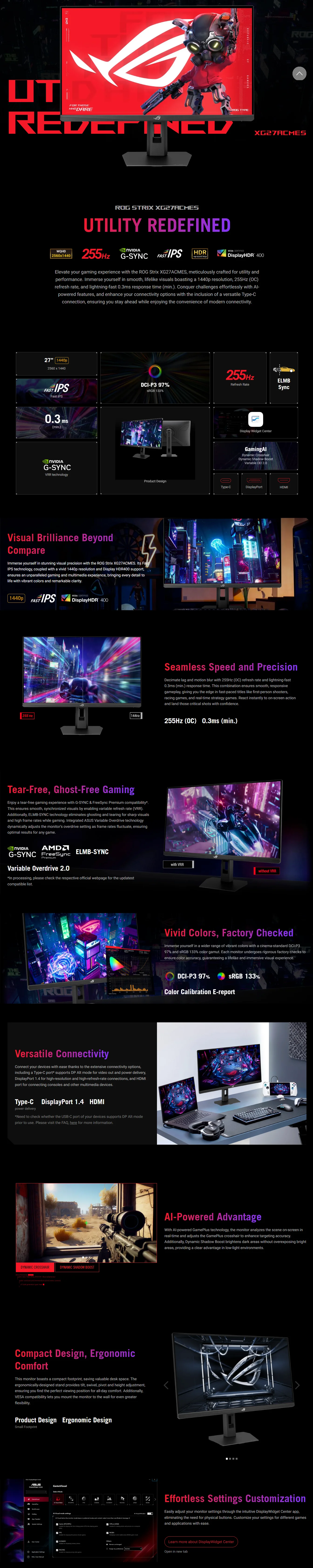 ASUS ROG Strix XG27ACMES
