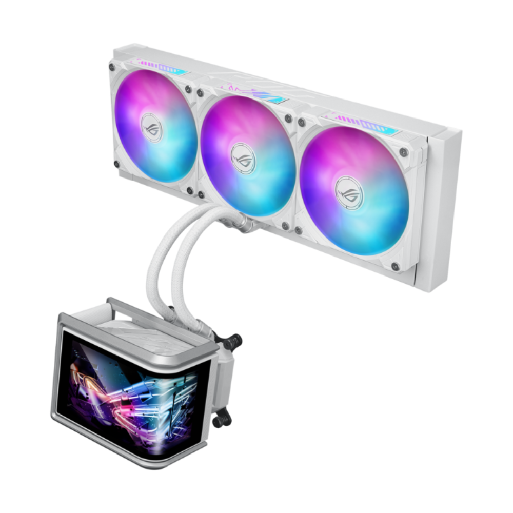 ASUS ROG Ryuo IV SLC 360 ARGB LCD AIO CPU Liquid Cooler - White price in Pakistan