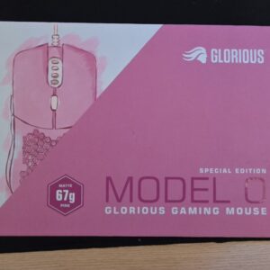 Glorious Model O Minus RGB Gaming Mouse - Pink Limited Edition