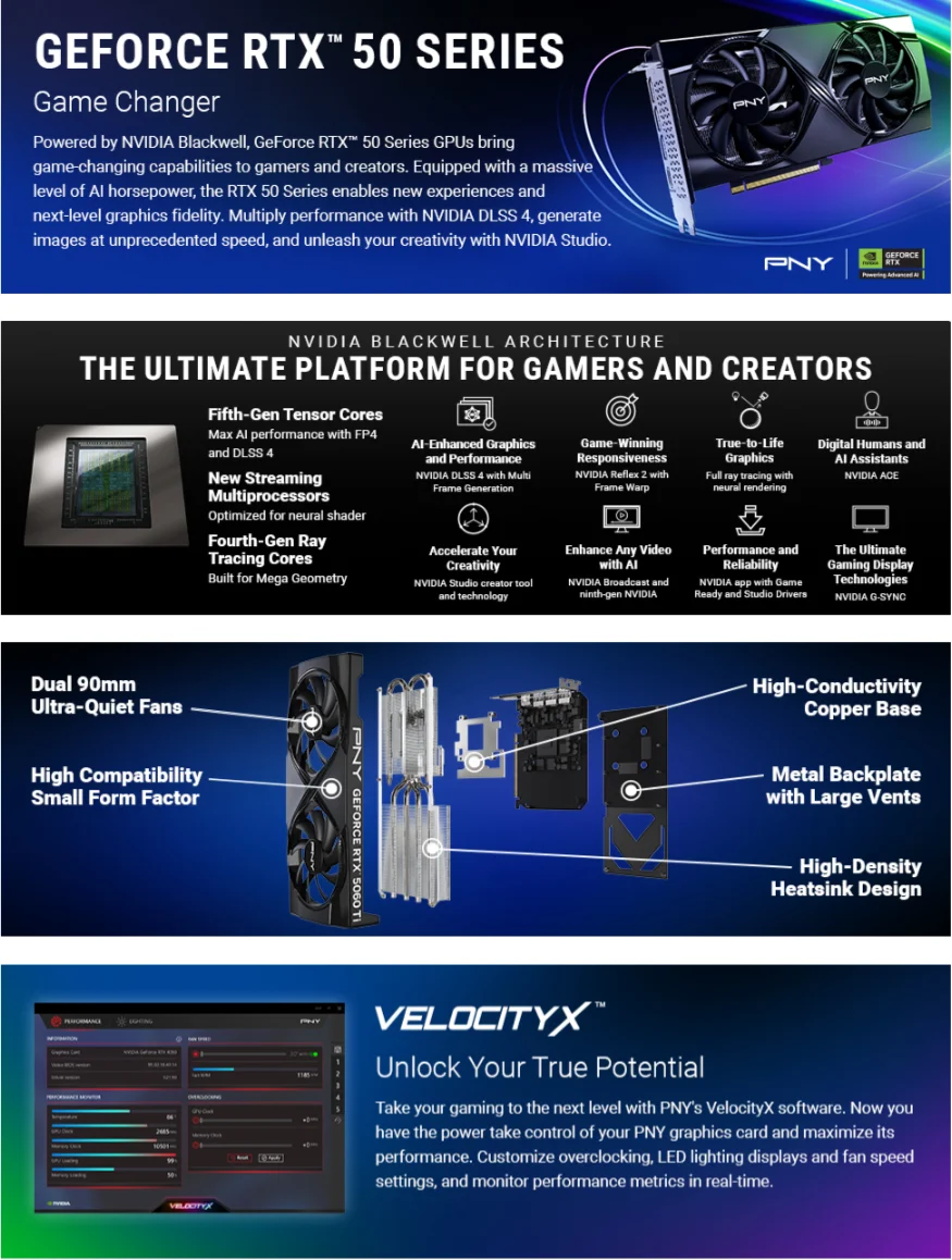 PNY NVIDIA GeForce RTX 5060 Ti
