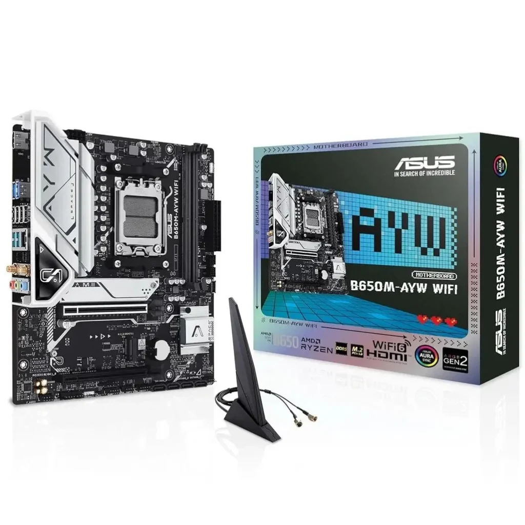 ASUS B650M-AYW WiFi AMD B650 Micro-ATX Motherboard price in Pakistan