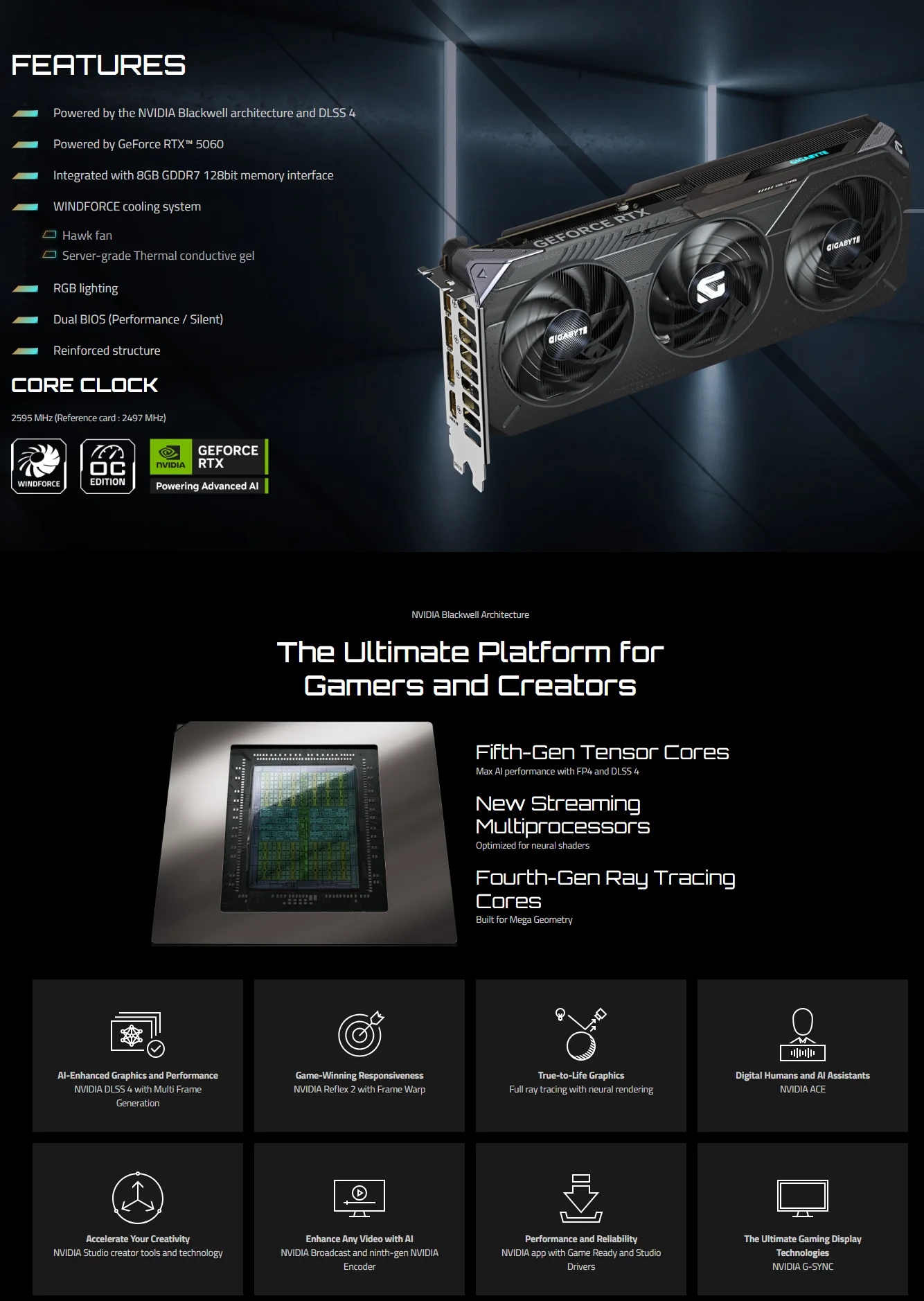 GIGABYTE GeForce RTX 5060