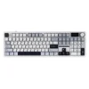 AULA F108 PRO Wireless Keyboard - White & Blue