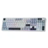 AULA F108 PRO Wireless Keyboard - White & Blue C