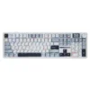 AULA F108 PRO Wireless Keyboard - White & Blue E