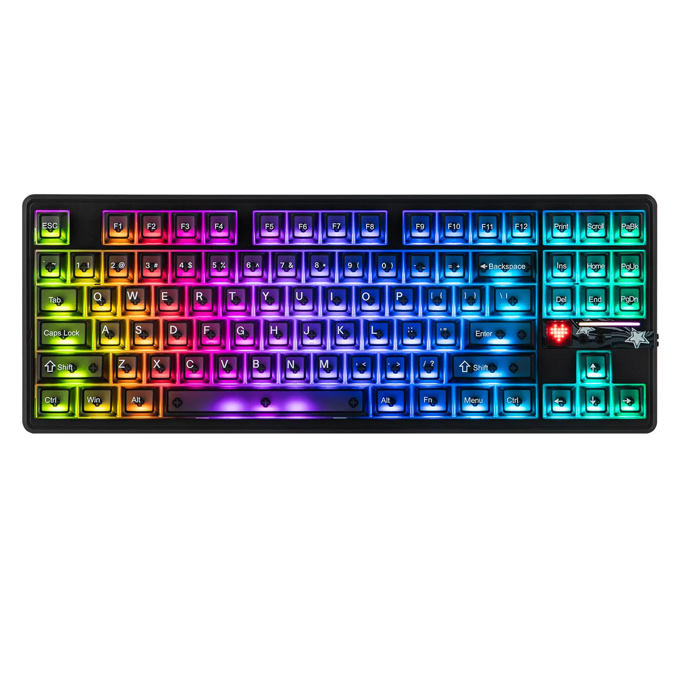 AULA F87 PRO V2 Keyboard - Black Frosted D