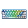Aula AG60 Max Keyboard - Metal Blue, Metal Grey & Pearl White
