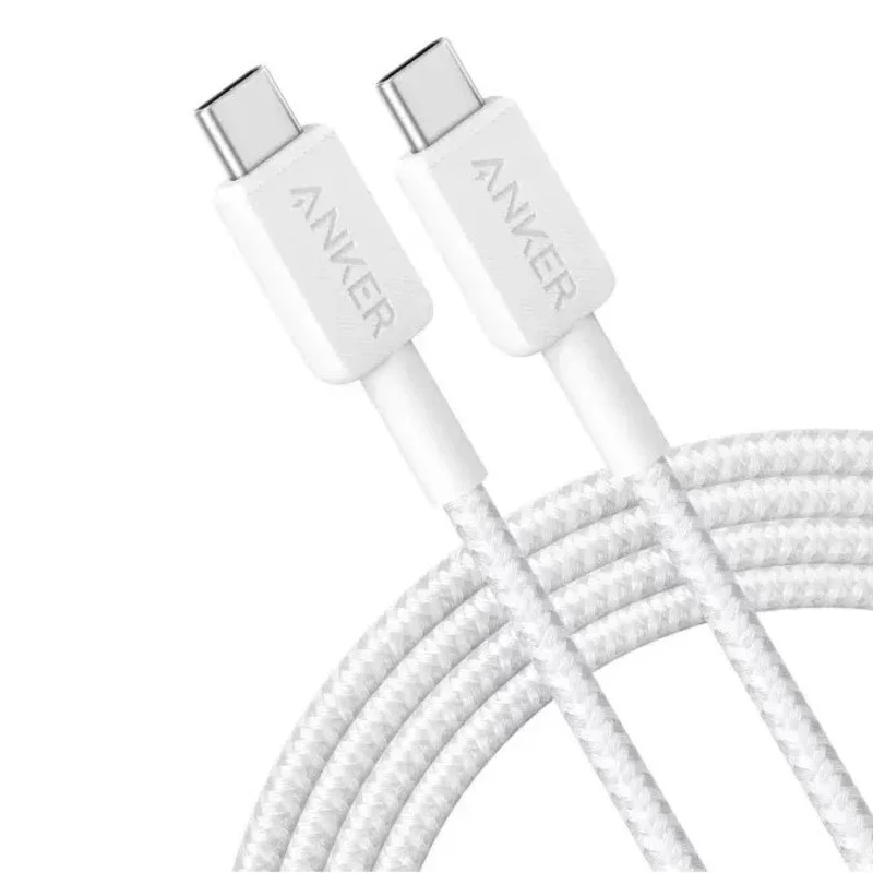 Anker 322 Type C to C 60W Cable 3ft - White price in Pakistan